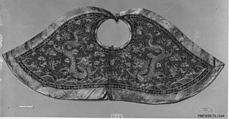 Collar for Robe of State, Silk; gold, China