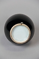 Vase, Porcelain with black glaze, China