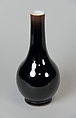 Vase, Porcelain with black glaze, China