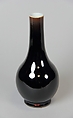 Vase, Porcelain with black glaze, China