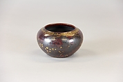 Jar, Porcelain with iron-rust glaze and gilt decoration, China