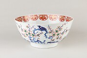 Bowl, Porcelain painted in underglaze blue and overglaze polychrome enamels, China