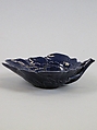 Lotus cup, Porcelain with blue glaze (Jingdezhen ware), China