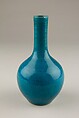 Vase, Porcelain with turquoise glaze, China