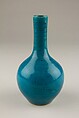 Vase, Porcelain with turquoise glaze, China