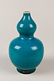 Bottle, Porcelain with turquoise glaze, China