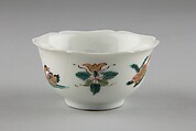 Cup with duck, fish, and flowers, Porcelain painted in overglaze polychrome enamels (Jingdezhen ware), China