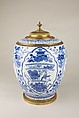 Covered Jar, Porcelain painted in underglaze blue, China
