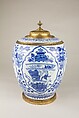 Covered Jar, Porcelain painted in underglaze blue, China
