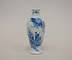 Vase, Porcelain painted in underglaze blue, China
