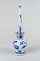 Rosewater Sprinkler, Porcelain painted in underglaze blue, China