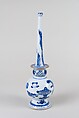Rosewater Sprinkler, Porcelain painted in underglaze blue, China