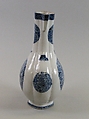 Jug with dragon handle and floral madellions, Soft-paste porcelain painted in underglaze cobalt blue (Jingdezhen ware), China