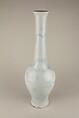 Vase, Porcelain with incised decoration under clear glaze, China