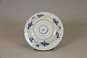 Plate, Porcelain painted in underglaze blue, China