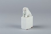 Seal, Porcelain with a clear glaze, China