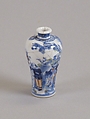 Vase, Porcelain painted in underglaze blue and overglaze polychrome enamels, China