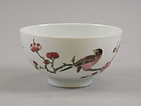 Cup, Porcelain painted in overglaze polychrome enamels, China