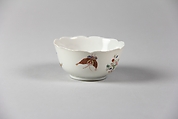 Cup with butterflies and melons, Porcelain painted in overglaze polychrome enamels (Jingdezhen ware), China