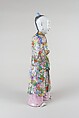 Figure of an immortal, Porcelain painted in overglaze polychrome enamels (Jingdezhen ware), China