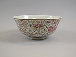 Bowl, Porcelain painted in overglaze polychrome enamels, China