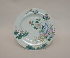 Plate, Porcelain painted in overglaze famille rose enamels, China