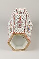 Vase, Porcelain with reticulated decoration, painted in overglaze polychrome enamels, China