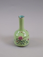 Vase, Porcelain painted in overglaze enamels, with engraved decoration, China