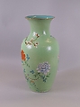 Vase, Porcelain painted in overglaze polychrome enamels, China