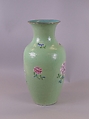 Vase, Porcelain painted in overglaze polychrome enamels, China