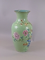 Vase, Porcelain painted in overglaze polychrome enamels, China