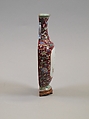 Wall Vase, Porcelain with colored enamels, China