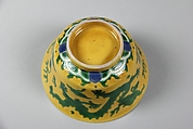 Bowl, Porcelain with incised decoration under colored glazes, China