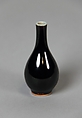 Vase, Porcelain with black glaze, China