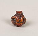 Netsuke of Demon, Wood, Japan