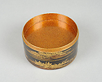 Incense Box, Black lacquer, Japan
