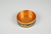 Incense Box, Black lacquer, Japan