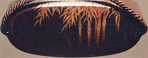 Inrō with Bamboo Grove, In the style of Shiomi Masanari 塩見政誠 (Japanese, ca. 1646–1719), Three cases; lacquered wood with gold togidashimaki-e, Japan
