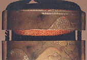 Case (Inrō) with Design of Buildings in Mountain Landscape, Lacquer, fundame, gold, silver and black hiramakie, nashiji, togidashi and kirigane; Interior: nashiji and fundame, Japan