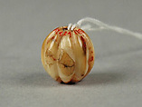 Ojime in the Shape of a Melon, Stone, Japan