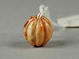 Ojime in the Shape of a Melon, Stone, Japan