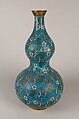 Vase (one of a pair), Cloisonné enamel, China