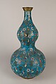 Vase (one of a pair), Cloisonné enamel, China
