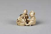 Man, Woman and Child, Ivory, Japan