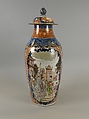 Covered Vase, Porcelain painted in overglaze polychrome enamels, China