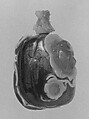 Snuff bottle with stopper, Agate, jadeite, China