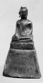 Seated Buddha, Silver, Cambodia