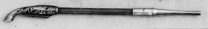Tobacco Pipe, Bamboo, brass, silver, Japan
