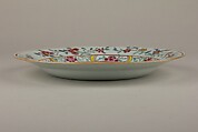 Plate, Porcelain painted in overglaze polychrome enamels, China