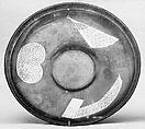 Saucer, Bronze inlaid with gold, Japan